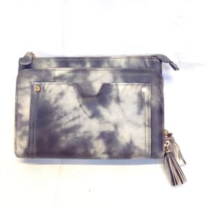 Big Buddha Crossbody Clutch w/ Adjustable Removable Crossbody Strap Smokey